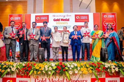 Chennais Amirta's Golden Girls – Honoured by the Vice-Chancellor, Alagappa University!
