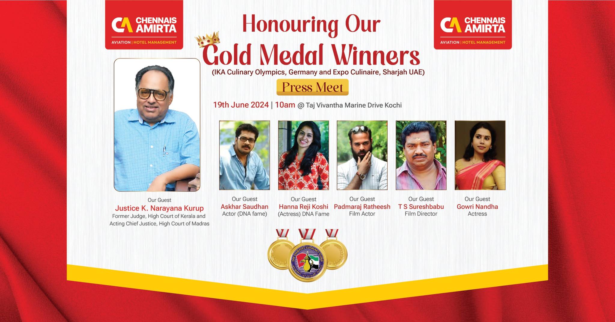 Join us in celebrating excellence and honoring India’s gold medal winners!