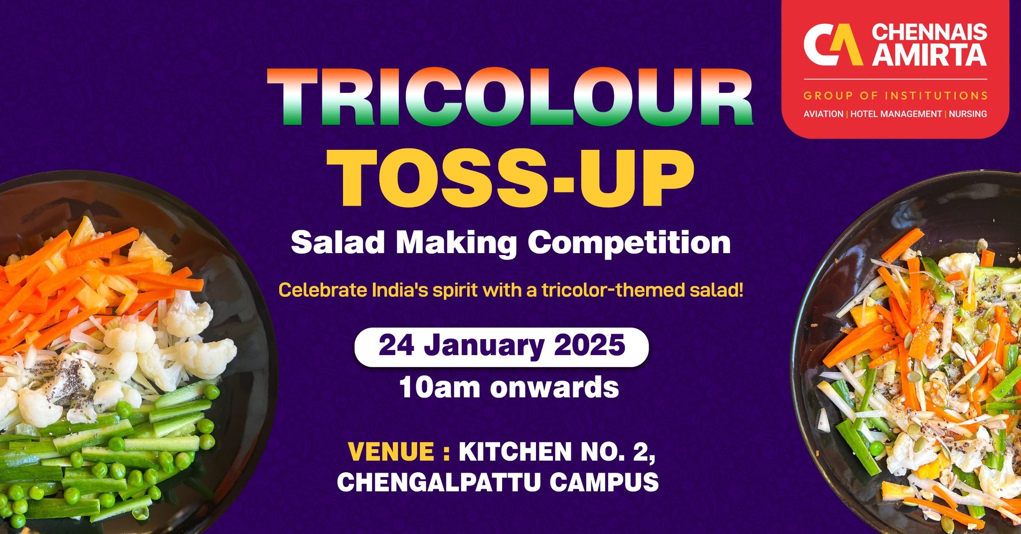 Tricolour Toss-Up – Salad Making Competition